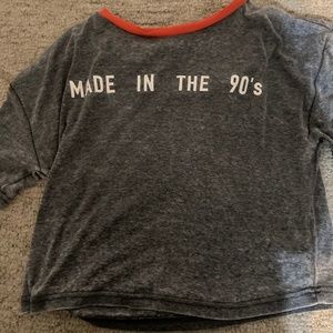 Made in the 90s crop top